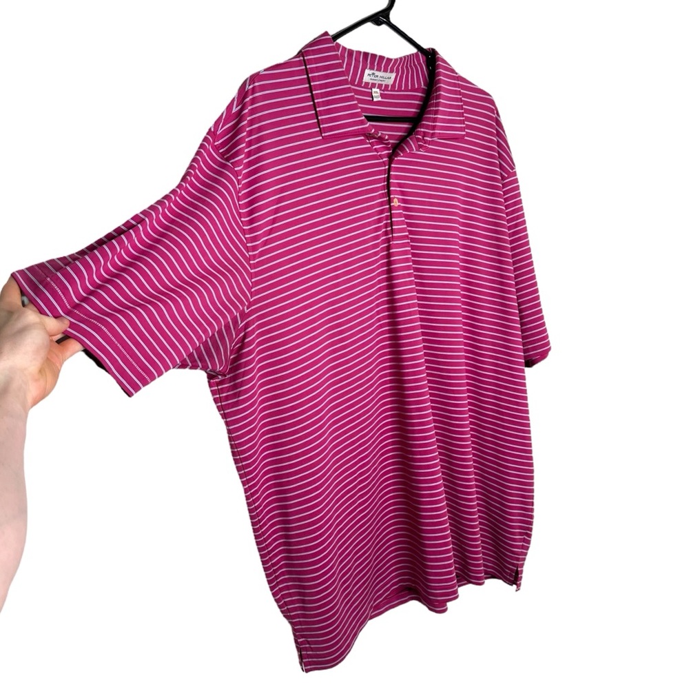 Peter Millar Summer comfort striped Polo Shirt - Picture 3 of 6